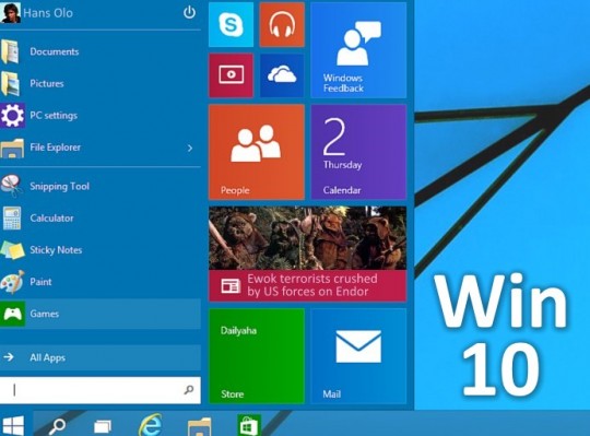 Windows 10 Start Menu