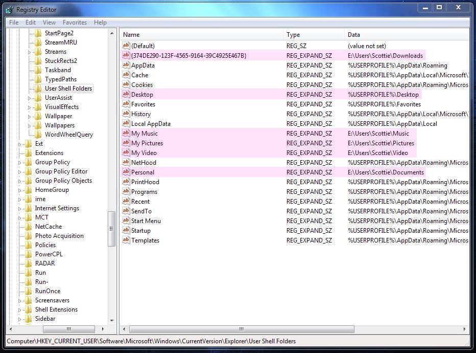User shell. Папки оболочки. Что такое папка оболочки пользователя. HKEY_current_user\software\Microsoft\Windows\CURRENTVERSION\Explorer\user Shell folders. Программа редактор реестра.
