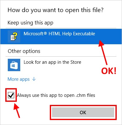 windows app to open files with