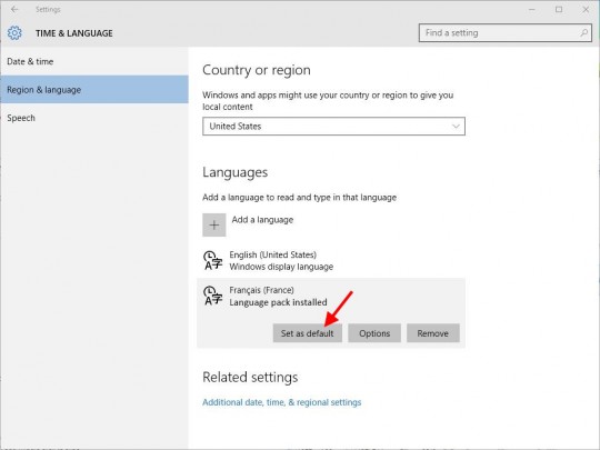 Set Windows Language, Step 6