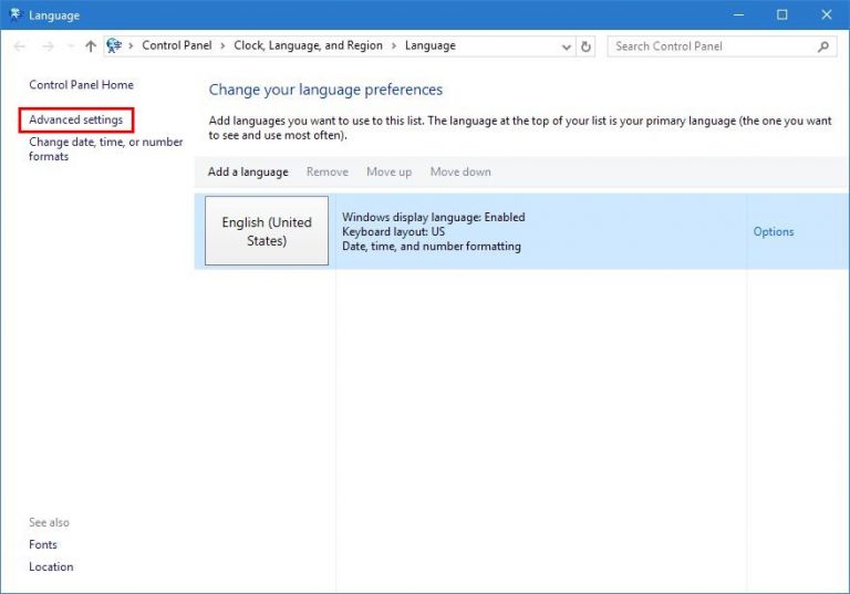 Fix Language Bar missing after Windows 10 update | Scottie's Tech.Info