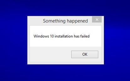 Windows 10 installation has failed что делать