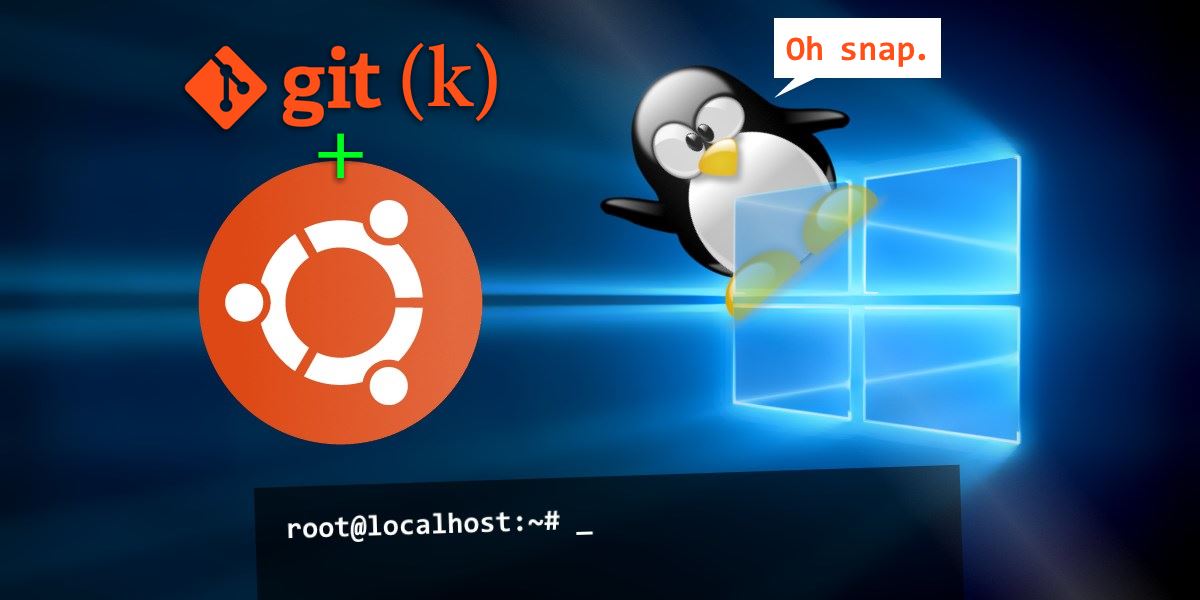 How to install git and gitk on Bash on Ubuntu on Windows ...