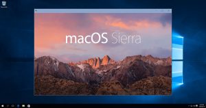 Virtual macOS 10.12 Sierra in Windows 10