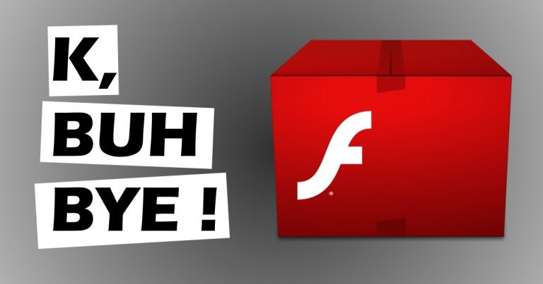adobe flash starting today is dead