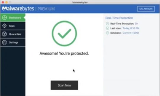what does malwarebytes mac check for