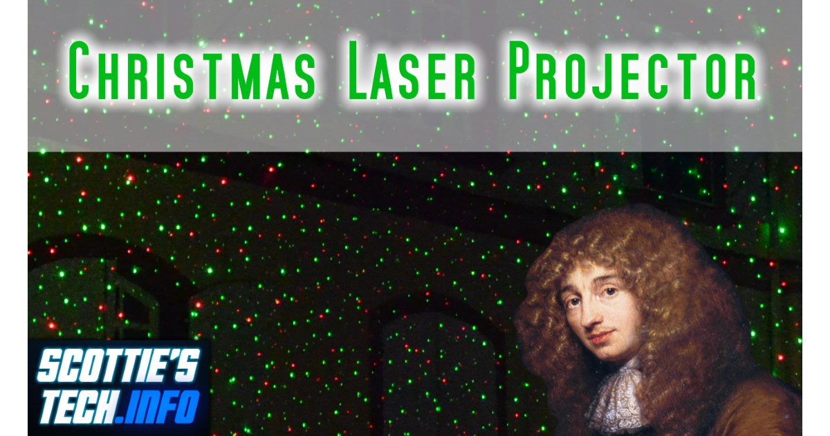 How do Christmas Laser Projectors work?