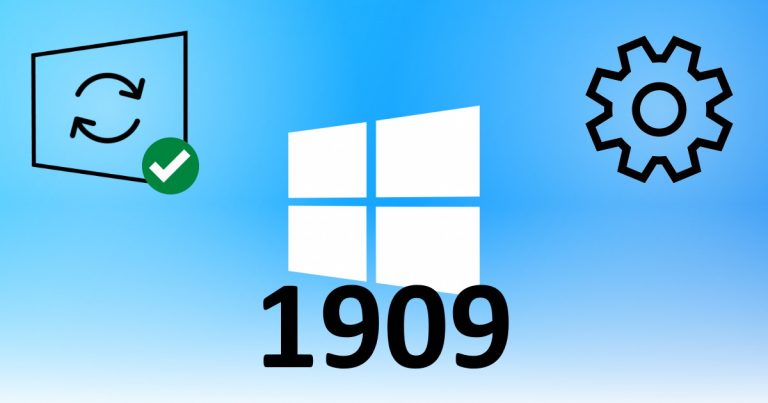 Windows 10 1909 не обновляется