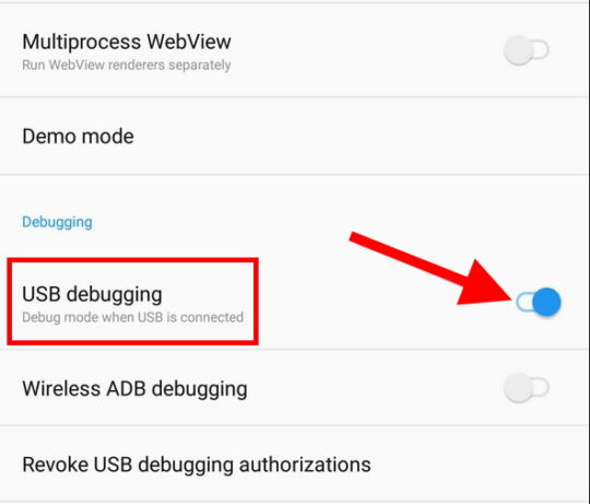 Android USB Debugging