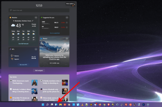 Win 11 Widgets