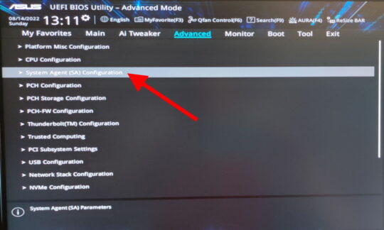 UEFI Disable VMD 1