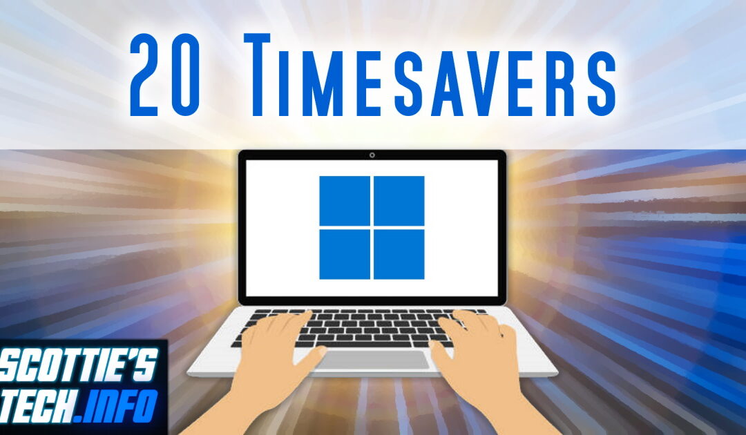20 Windows tricks to save time (and sanity)