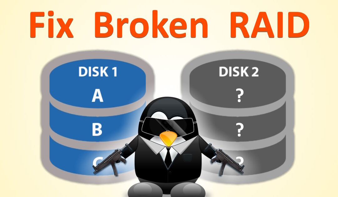 Replace a failed drive in a software RAID on linux