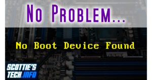 Fix a Missing Boot Drive