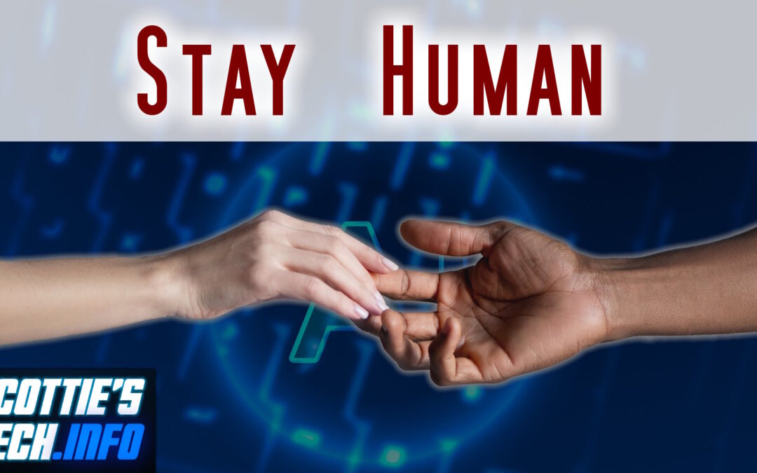 Everything’s connected – except us