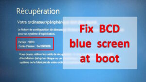 Fix BCD BSOD