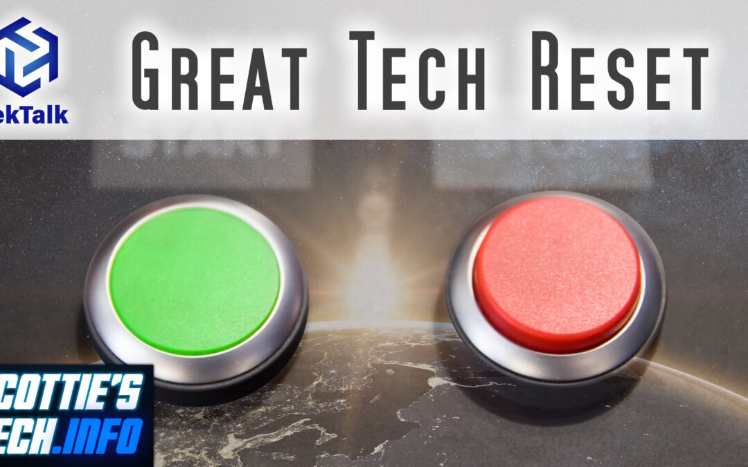 The Great Tech Reset: Follow the Money!